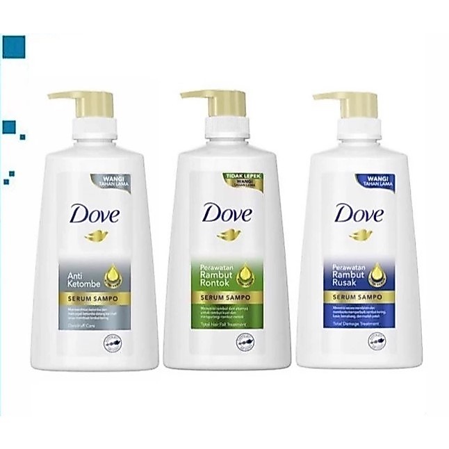 DOVE Shampo - Serum sampo series 430ml 320ml 290ml 160ml 135ml 70ml | Anti Ketombe | Perawatan Rambu
