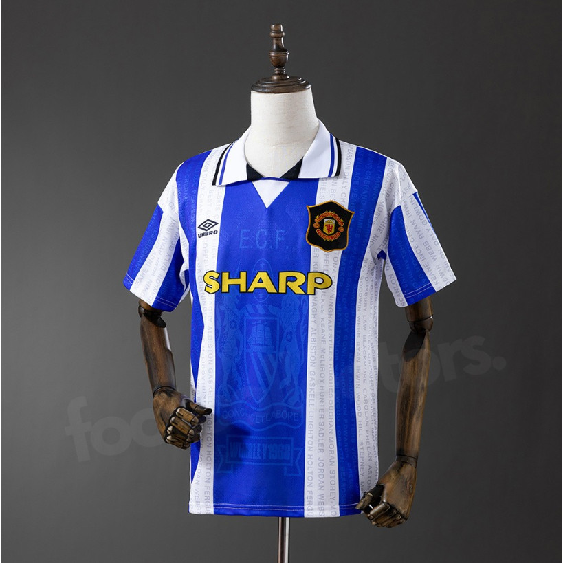 JERSEY RETRO MAN UNITED MU AWAY 1994 1996 MU AWAY 94 96 VINTAGE