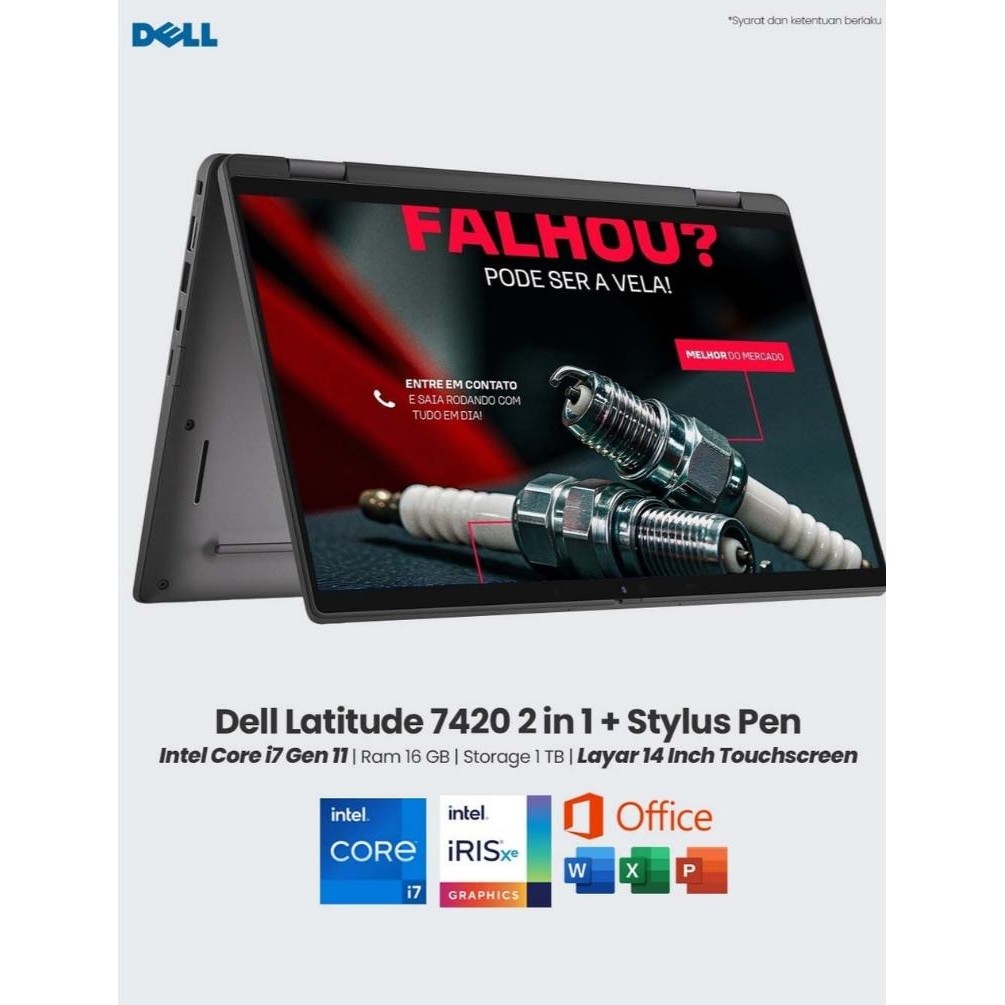 LAPTOP DELL LATITUDE 7420 2 IN 1 Original Touchscreen