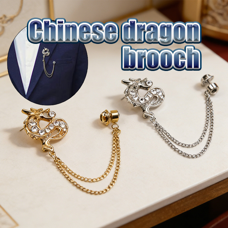 Bros baju/ Bros Pin Rantai Jas Cewek & Cowok / Bros Pin Rantai /Dragon Pin Bros Jas