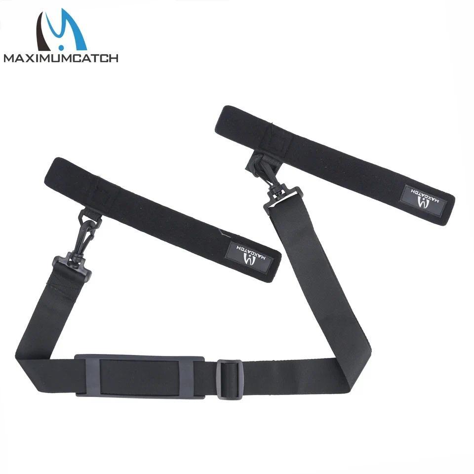 Maximumcatch Fly Fishing Rod Shoulder Strap Adjustable Padded Carrying Belt Lightweight Tackle Acces
