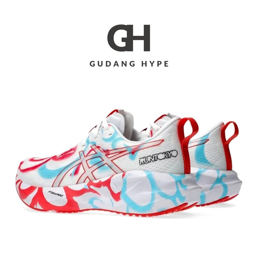 ASICS Novablast 5 Tokyo White/Aquarium