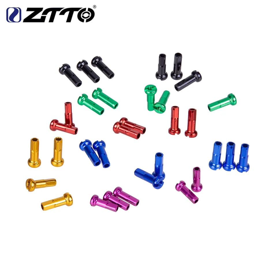 Foto Nipple Nipel Niple Jari Jari Ruji Jeruji Spoke Sepeda 14G x 14mm