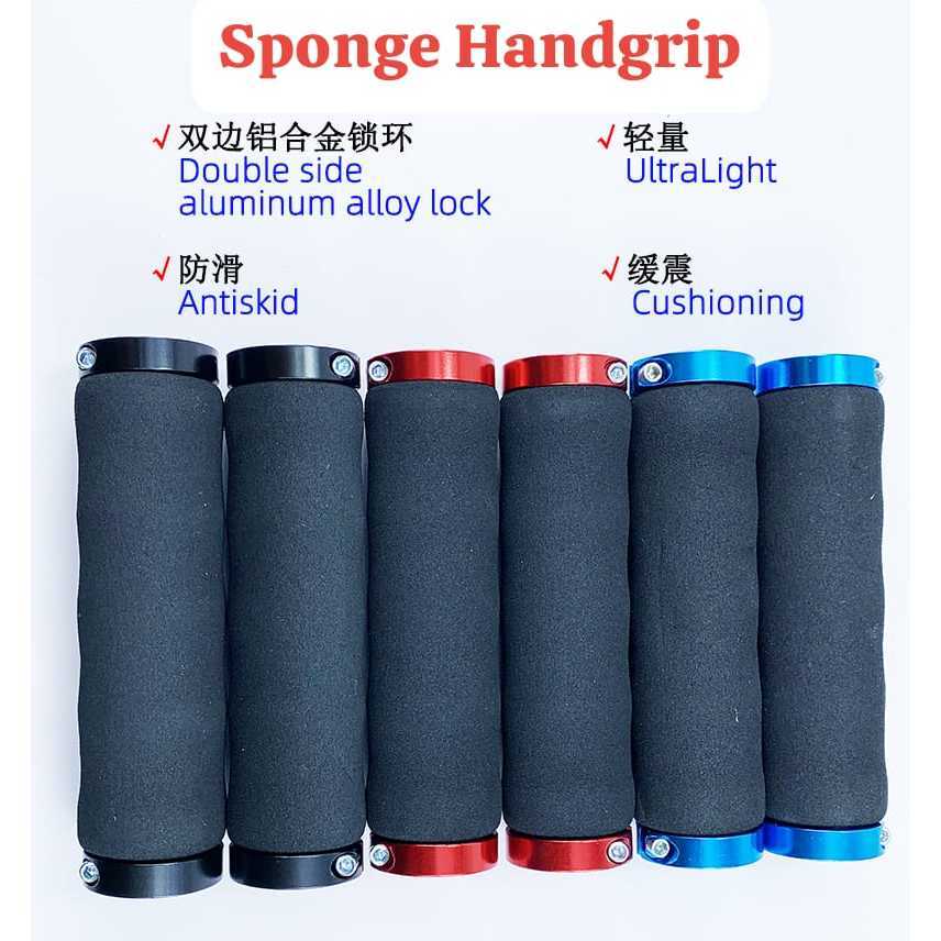 Foto Handgrip Grip Sponge Busa Stang Soft Double Lock Sepeda MTB Seli BMX