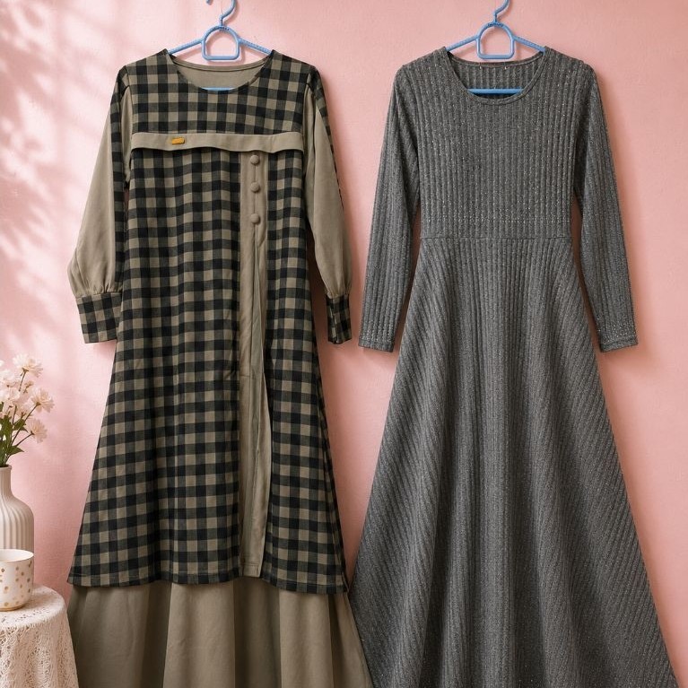[PRELOVED] Dress/ Gamis Remaja Dewasa/Gamis Daily/ Gamis Modern