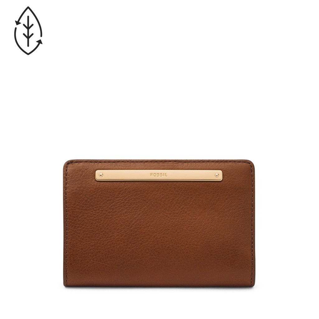 Fossil Liza Multifunction Brown Leather Dompet Wanita - SL7986G-200