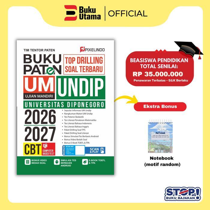 [SAFREZAA CHOICE] BUKU PATEN UJIAN MANDIRI (SIMAK UI, UNDIP, ITB) 2026/2027 - Buku Tes Seleksi Masuk
