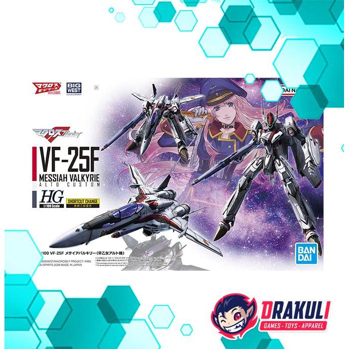 Drakuli Hobbies BANDAI HG VF-15 Messiah Valkyrie Alto Custom