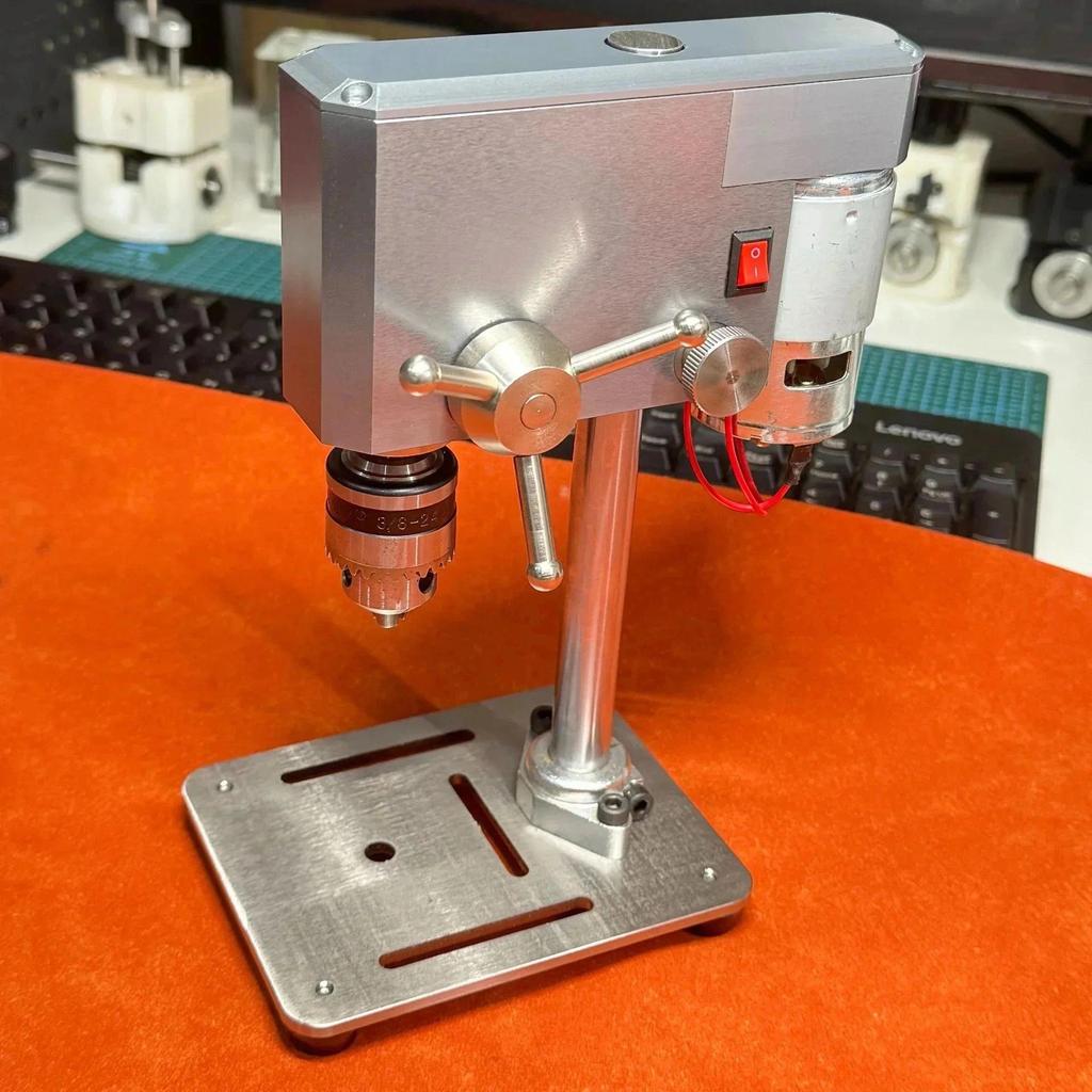 12V-24V Multi-functional Mini Bench Drill Precision Small Bench Drill Household Micro Bench Drill El