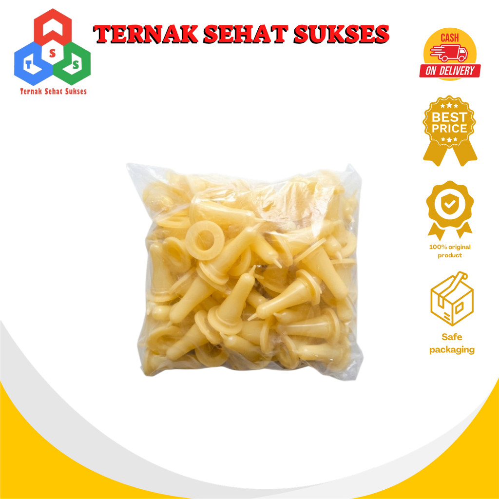 DOT KAMBING SILIKON KUNING - BOTOL DOT KAMBING SILIKON