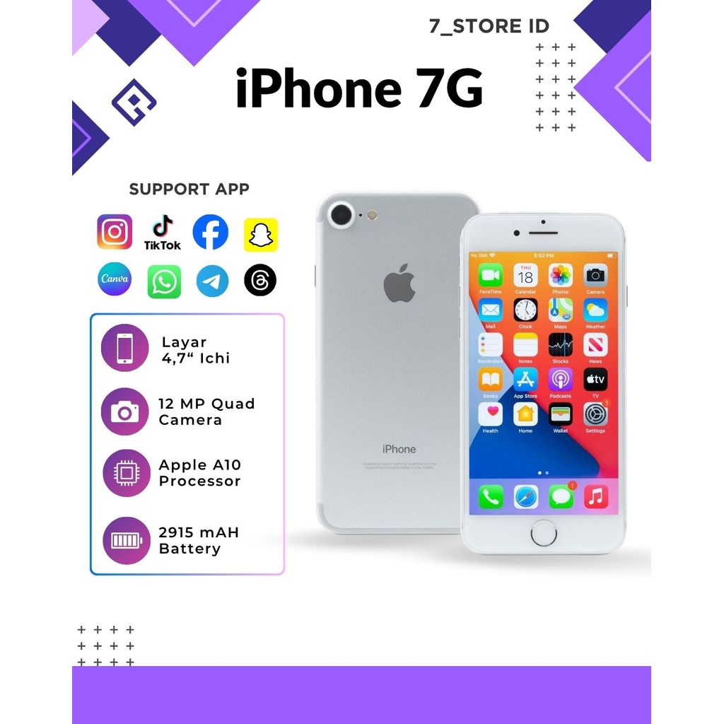 IP 7G / 7Plus 32/128Gb Second Murah