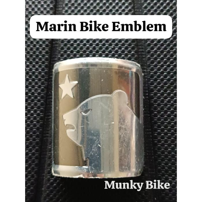 Emblem Logo Depan Sepeda Marin Head Badge Bikes Gravel Marin