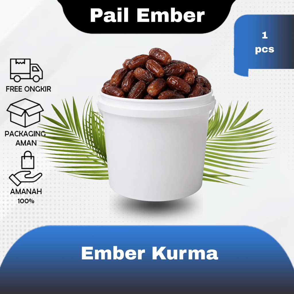 Pail Ember 1kg / Ember Kurma 1kg / Wadah Korma 1kg Sukari Sukkari Al qassim