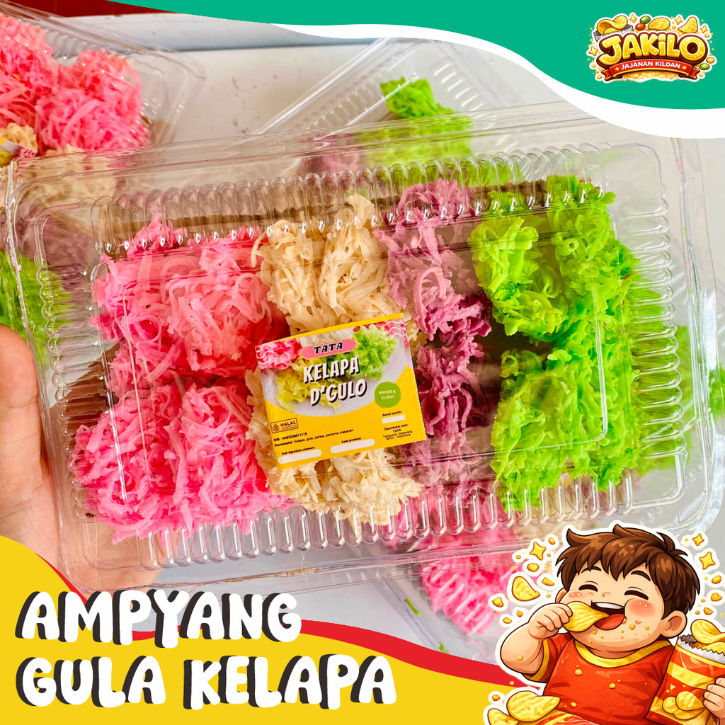 Geplak Gula Kelapa Mika Ampyang Kelapa - JAKILO Jajanan Kiloan