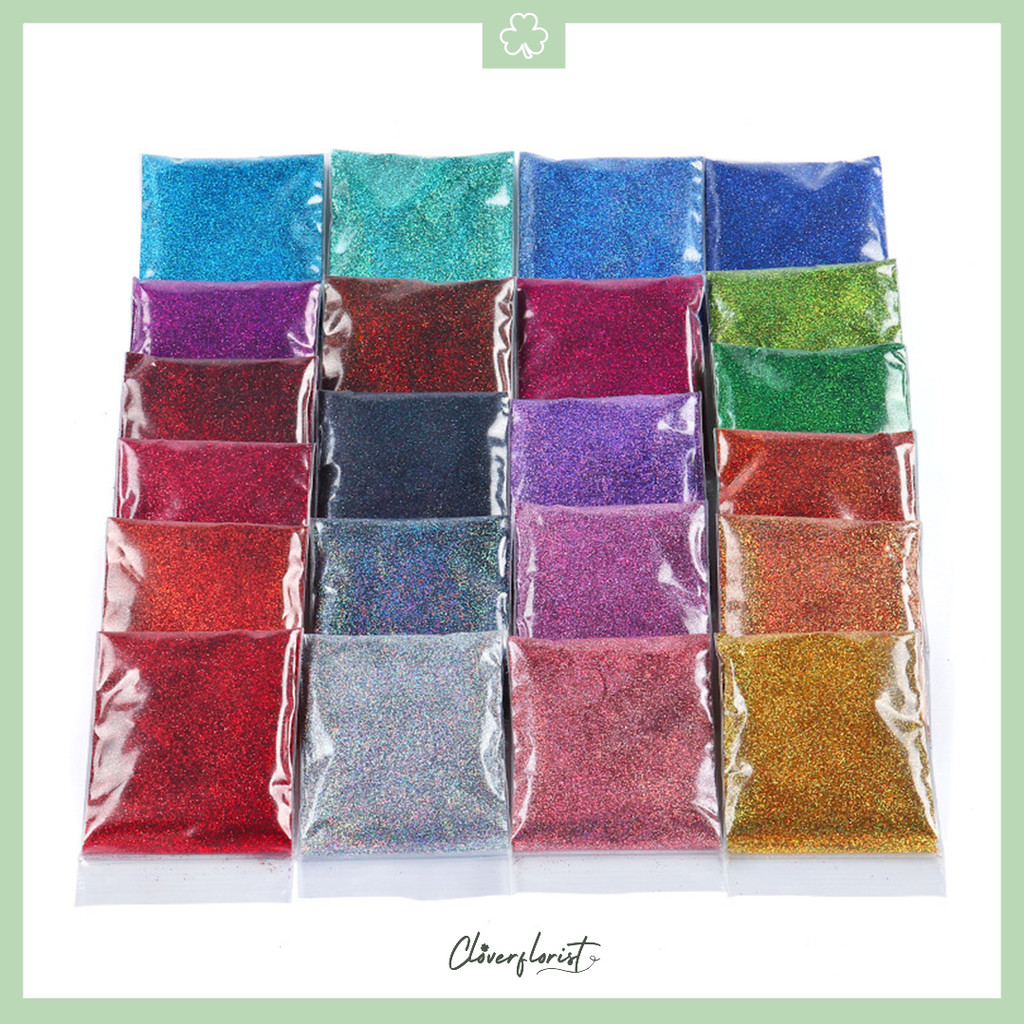 Bubuk Glitter Hologram Serbuk Metalik Glitter 50gr Glitter Bubuk Hias U112