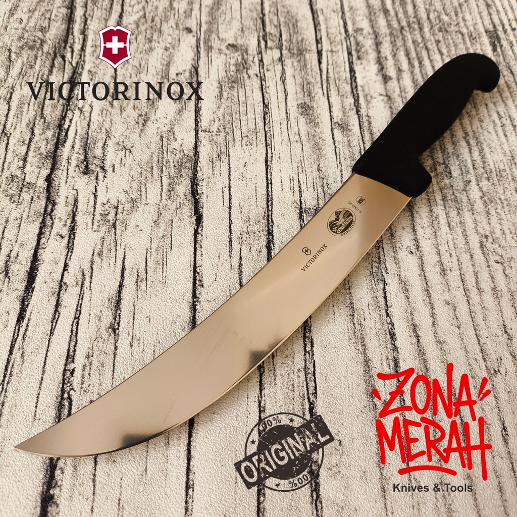 Butcher knife pisau sembelih victorinox cimeter 25 cm original 5.7303.25
