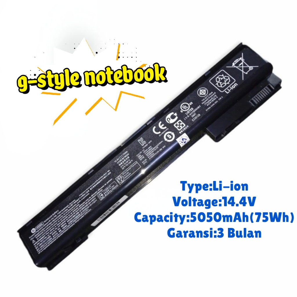 Baterai Laptop HP AR08XL AR08 (8Cell) Original