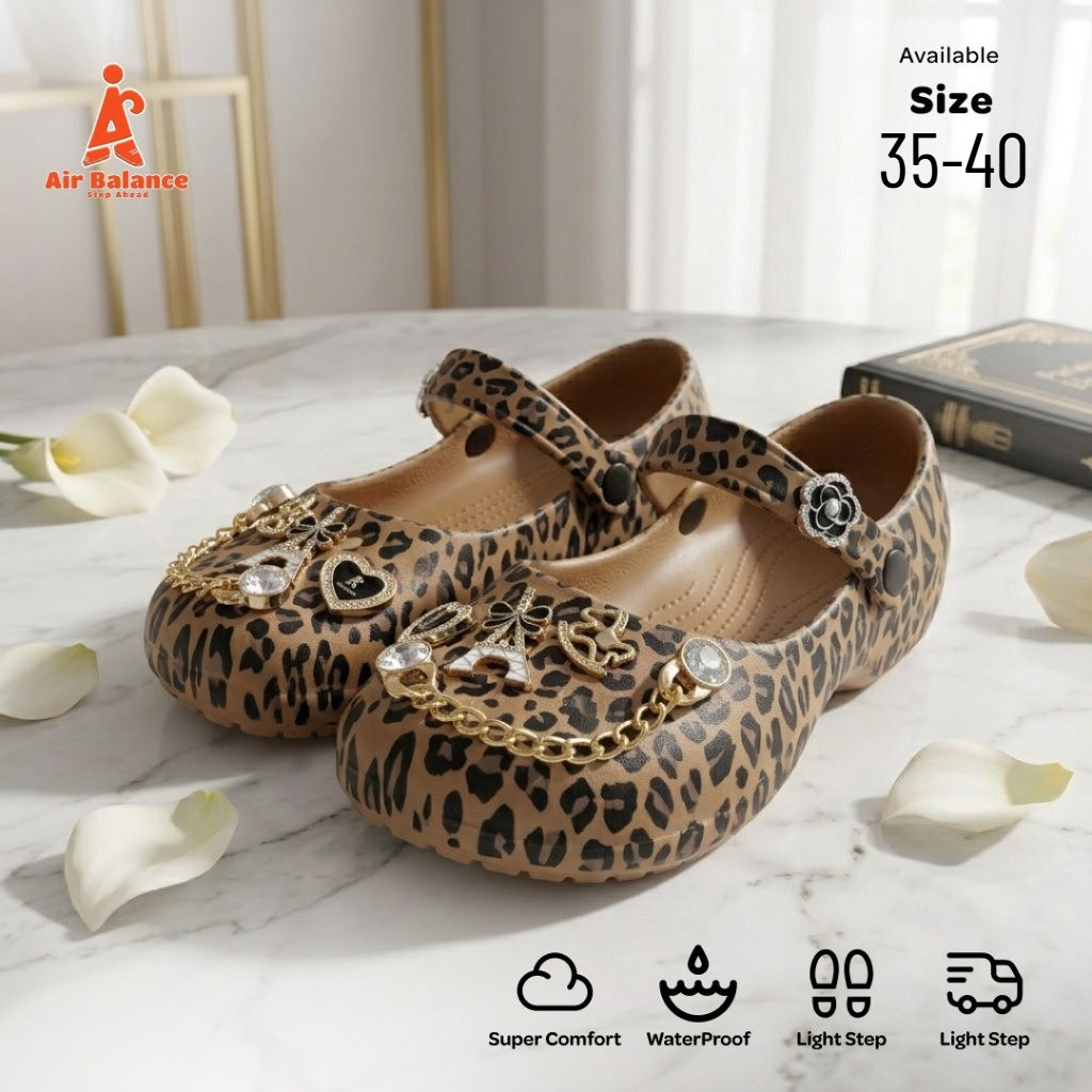Air-Balance Sandal Leopard Luxe Series 603-1A - FSH07