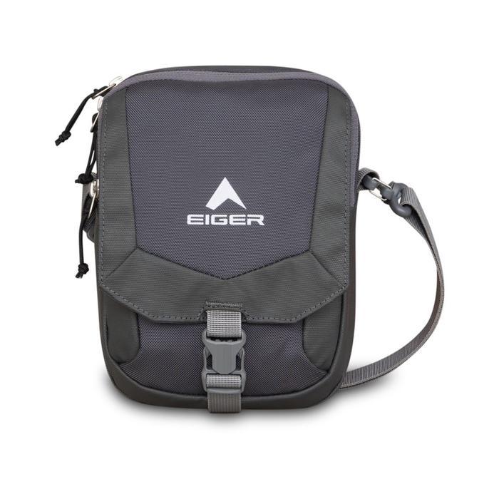 EIGER CROSSROAD SV 1F POUCH - Dark Grey