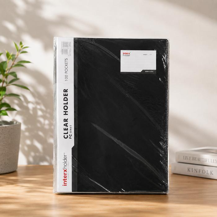 InterX Folder Clear Holder / Document Keeper Map Display Album 80/100/120/150 lembar Folio (F4) - Hi