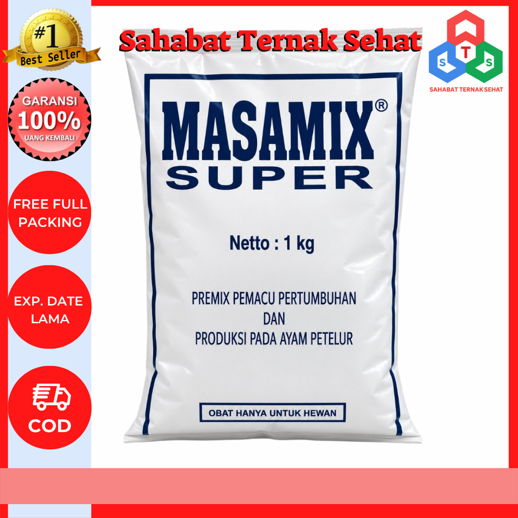 MASAMIX SUPER 1KG Premix ayam Petelur vitamin pemacu produksi telur