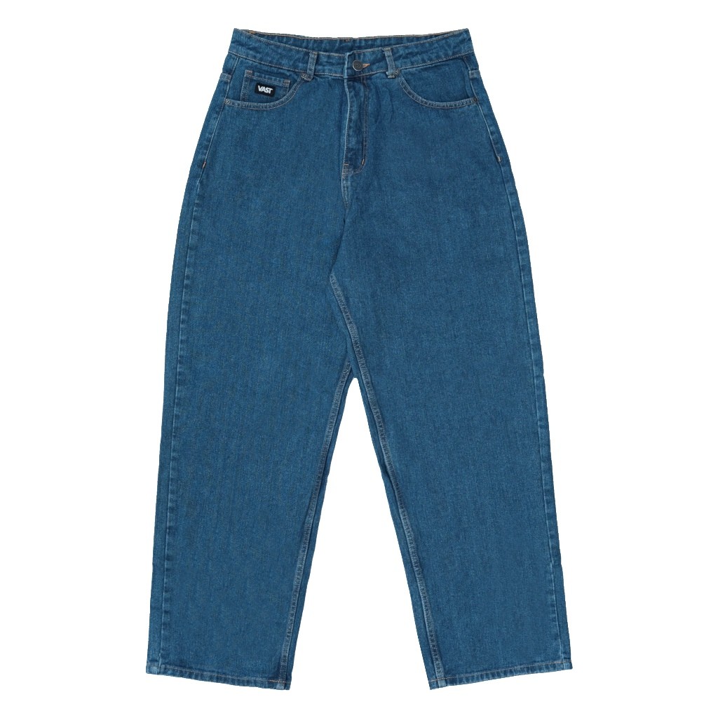 VAST BAGGY PANTS – VDM-62 – Dark Blue Washed Denim