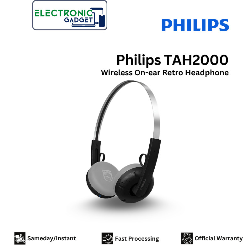 Philips TAH2000 TAH2000BK / TAH2000WH / TAH2000TL On-ear Wireless Headphone