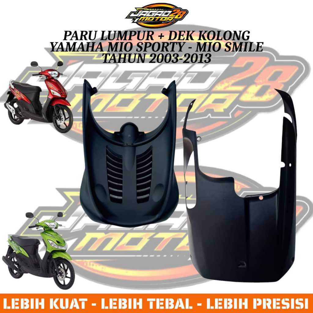 Dek Paruh Kolong Mio Sporty Smile Dek Parlong Hitam / Dek Bawah Plus Paru Dek Lumpur Mio Sporty Mio 