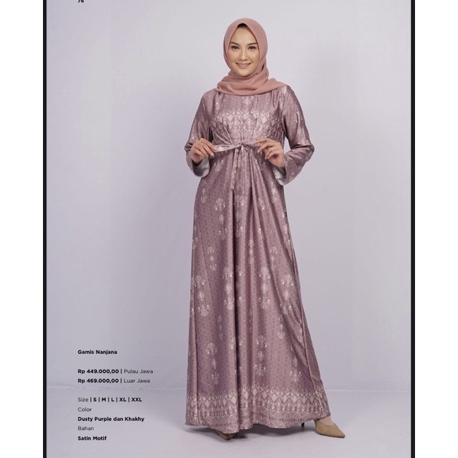 Gamis nanjana elzatta - gamis elzatta