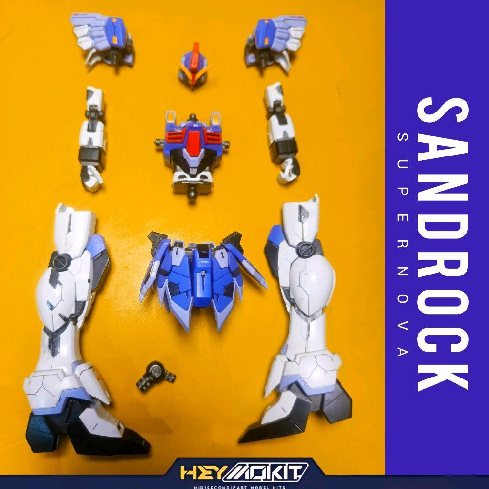 MG 1/100 SANDROCK CUSTOM SUPERNOVA PART HEAD FACE VFIN SHOULDER JOINT JOIN ARM ARMS HAND LEGS LEG FO