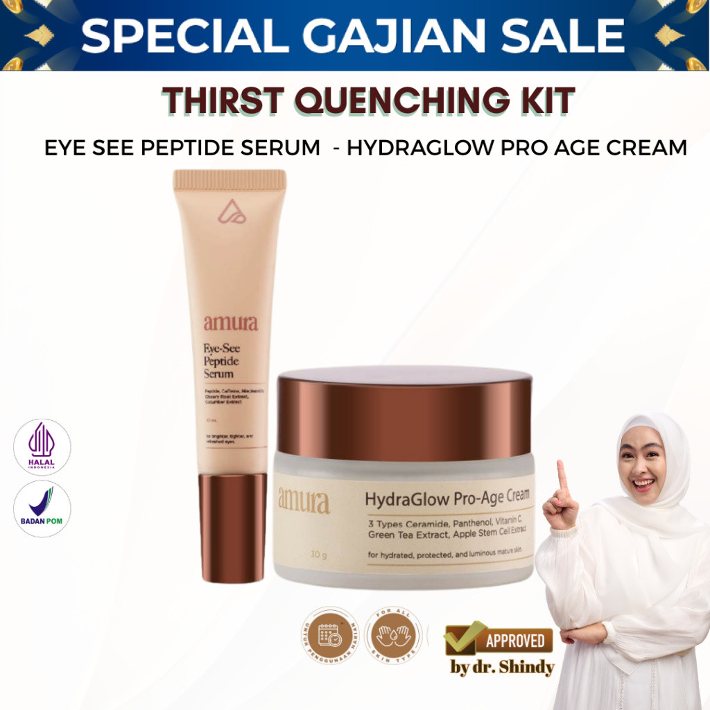 [AMURA] Amura Paket Thirst Quenching Kit Skincare Dewasa by dr Shindy  Putri c2