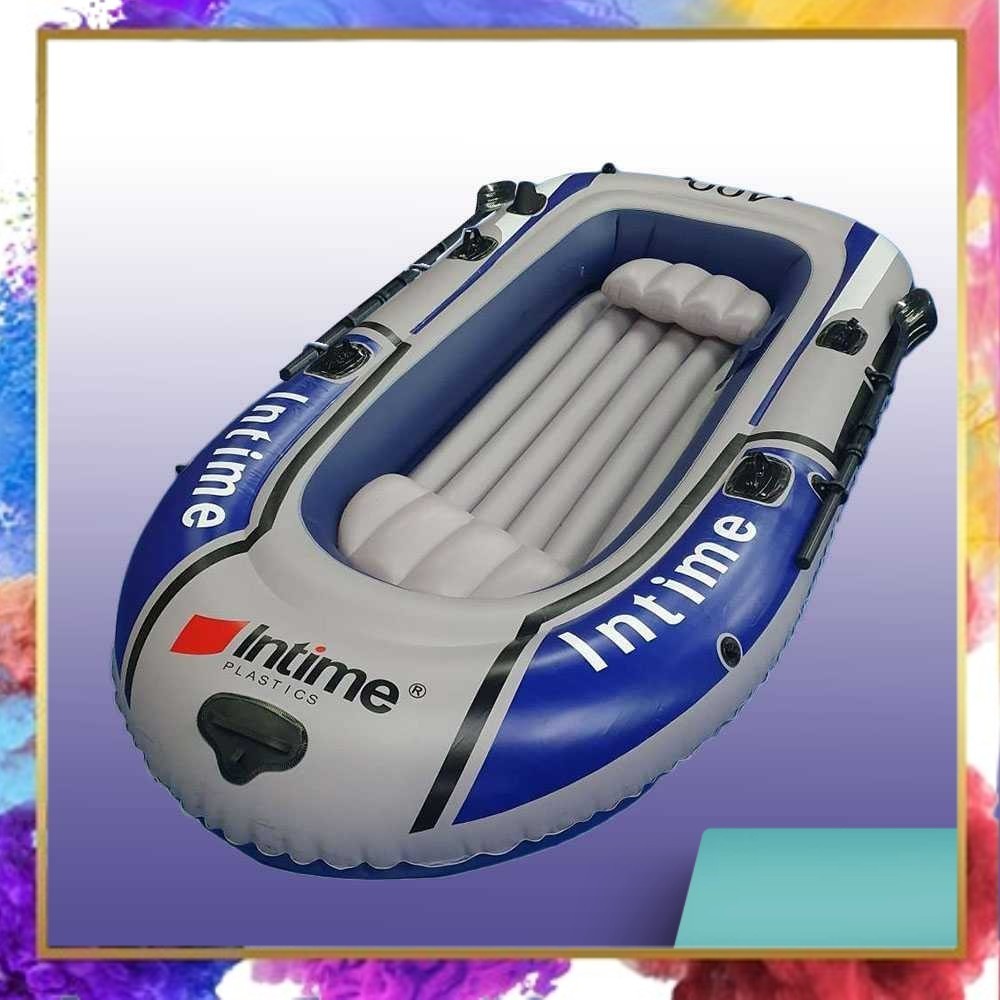 INTIME 400 Perahu Karet Mancing Inflatable Fishing Boat 4 Person - YT-099