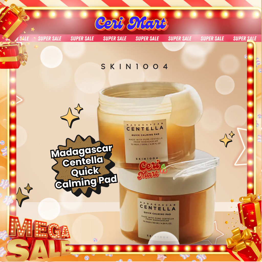 Ceri-Mart SKIN1004 Madagascar Centella Quick Calming Pad Original BPOM SKIN1004