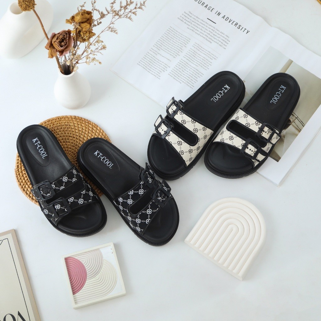 VIRALLL Sandal Selop Wanita Dewasa Terbaru Kekinian Sandal EVA Rubber Karet Premium Anti Slip Kekini