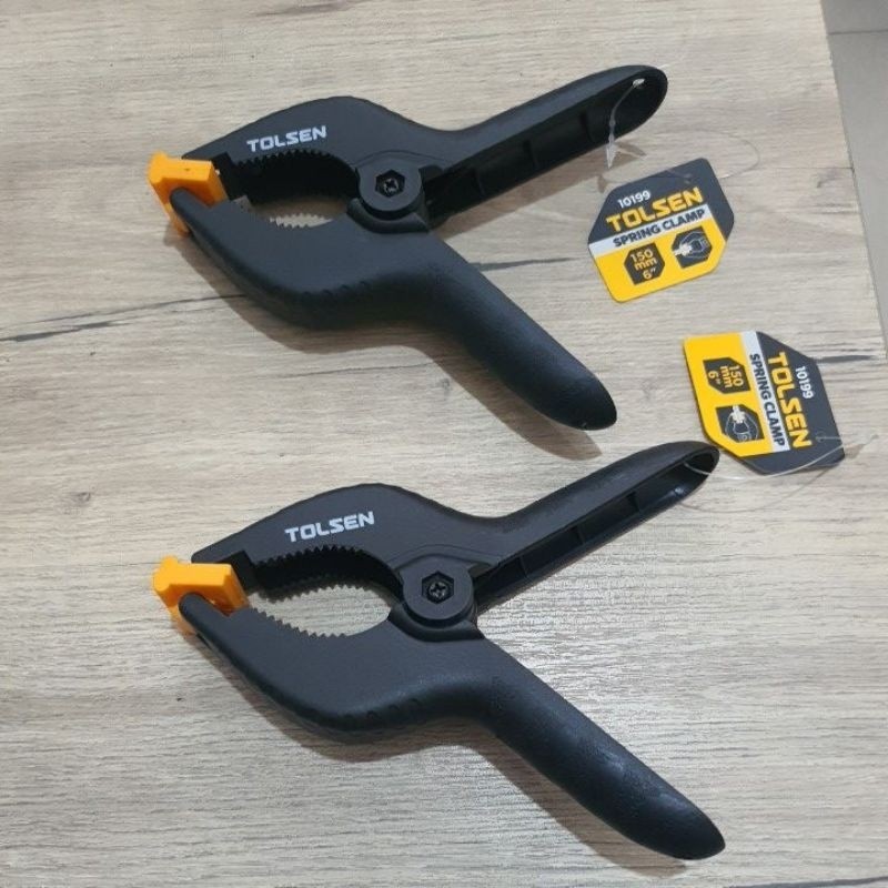 KLEM PLASTIK 6" CLAMP KLEM 6" PENJEPIT KAYU BESI PLASTIK 6 INCH