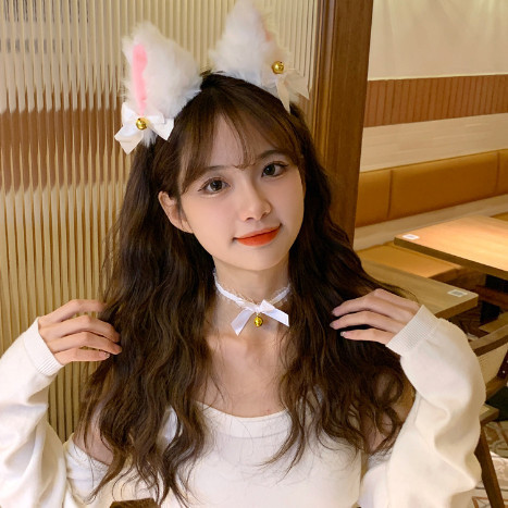 F5892 Bando Kucing Wanita / Cosplay Furry Headband Cat Ears / Bando Telinga Kucing Nekomimi / Bando 