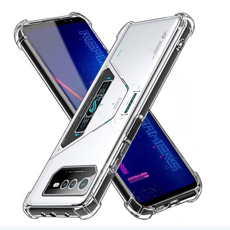 CASE ASUS ROG PHONE 6 ROG 6 SOFTCASE ANTICRACK AIRBAG CASING TRANSPARANT ANTI SHOCK