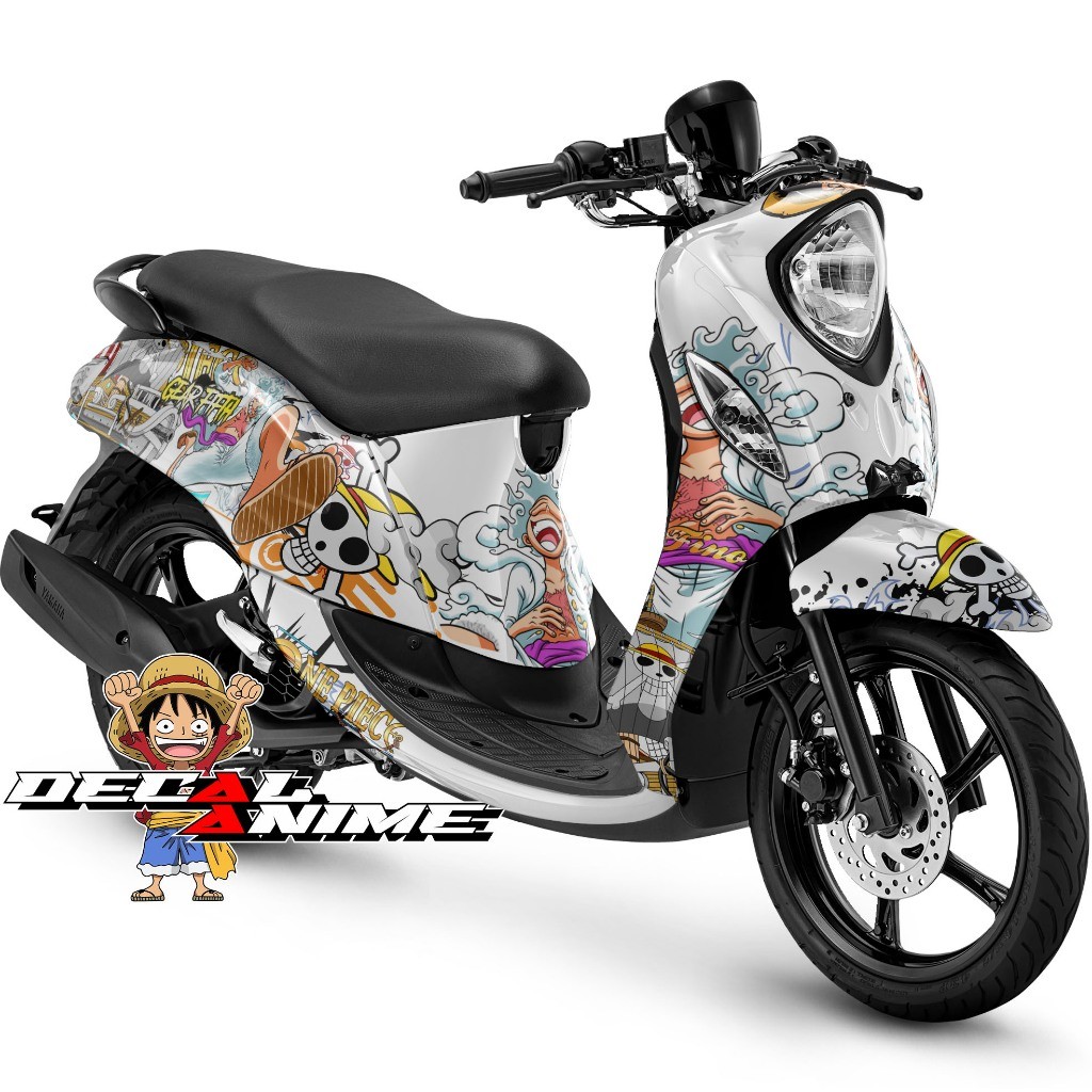 [Decal Anime] Decal Fino Full body + Stiker Dashboard Fino FI 125 Premium Grande / Karbu One Piece