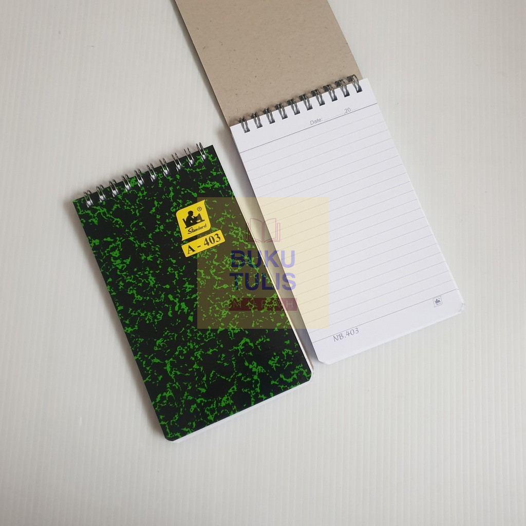 [Eceran] Notes Spiral A-403 Standard Tanggung Buku Catatan Sedang