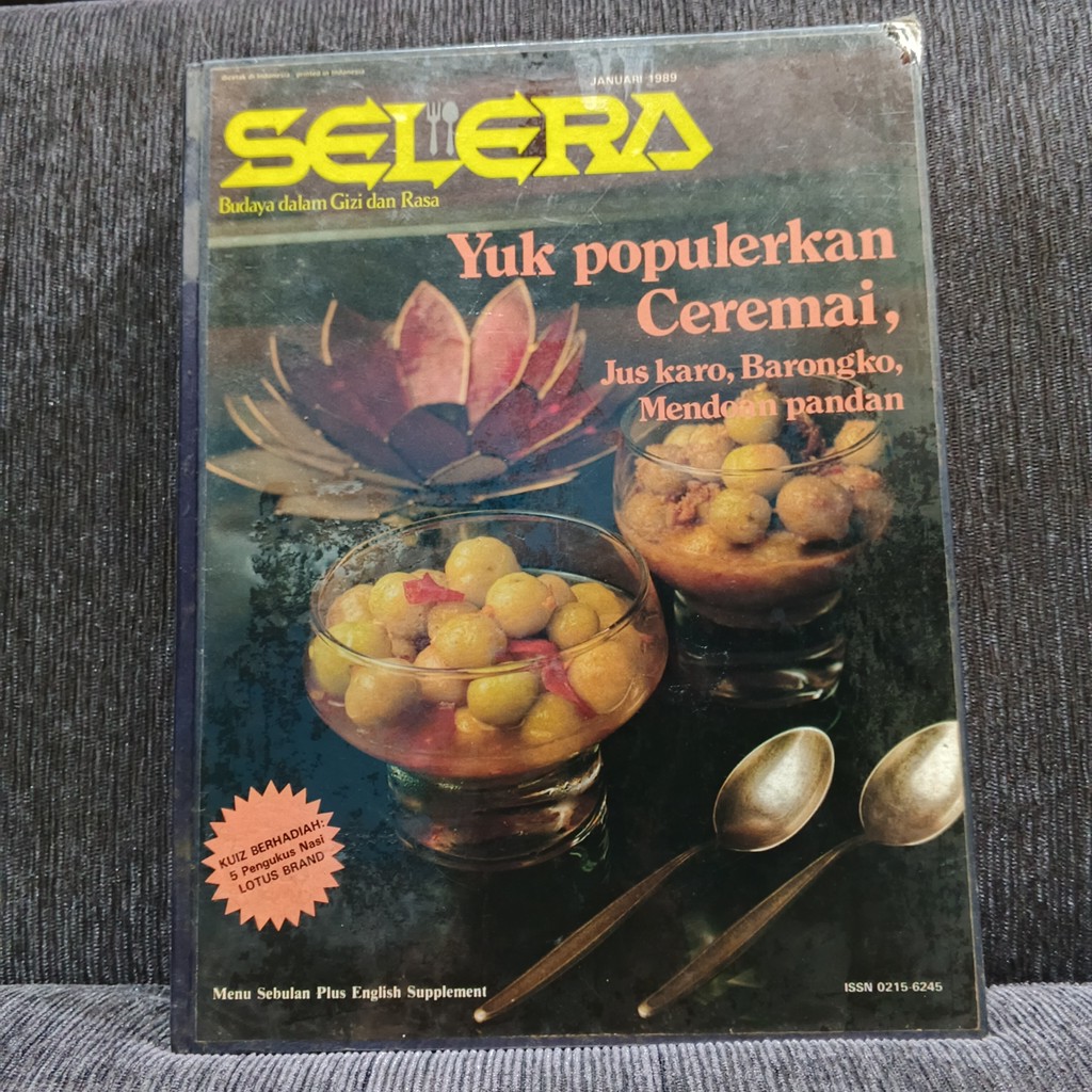 Majalah Selera Bundel Tahun 1989 - 1993
