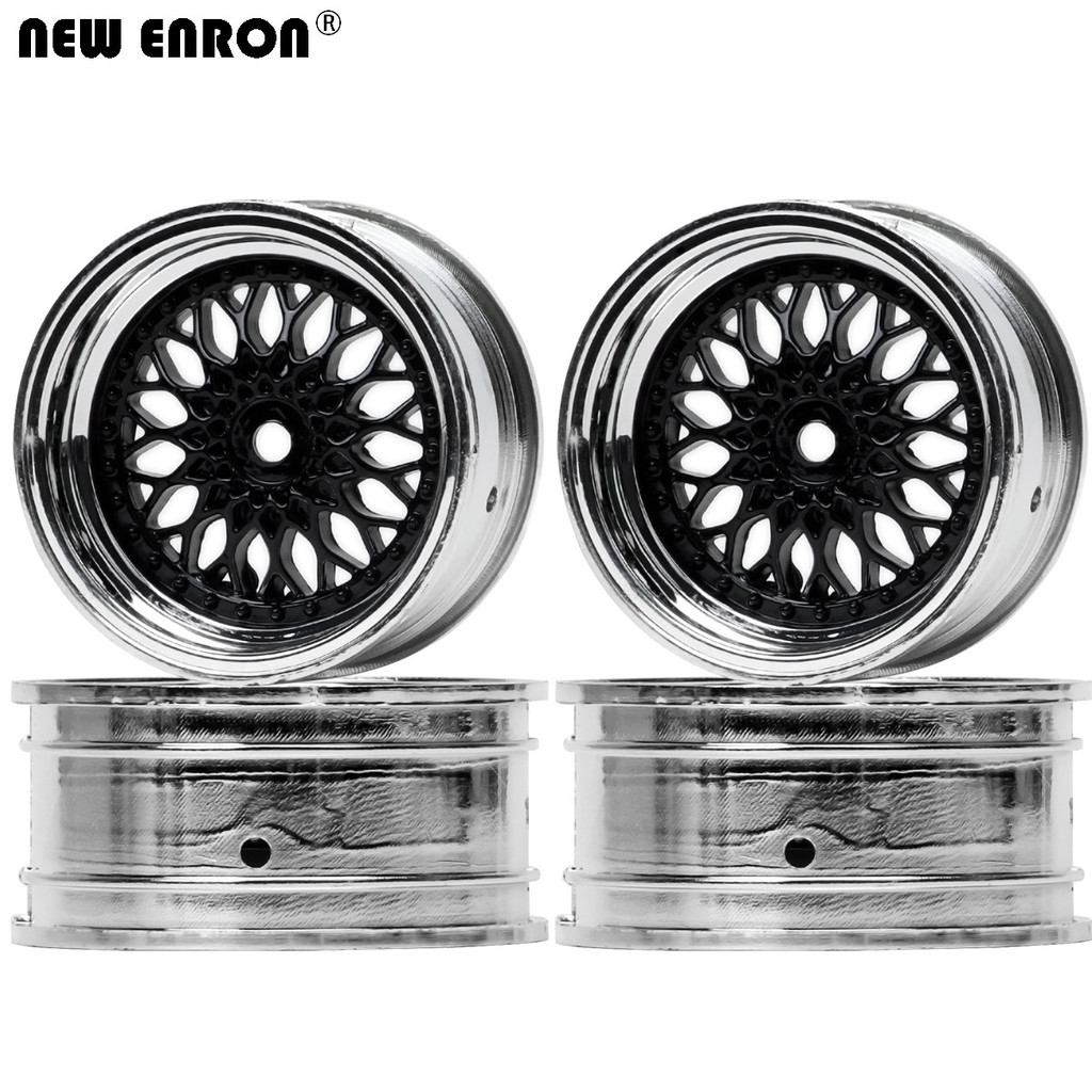 NEW ENRON 1.9" Plastic 4PCS On-Road Drift 3mm/6mm/9mm Offset Wheel Hubs Rim for RC Car 1/10 Traxxas 