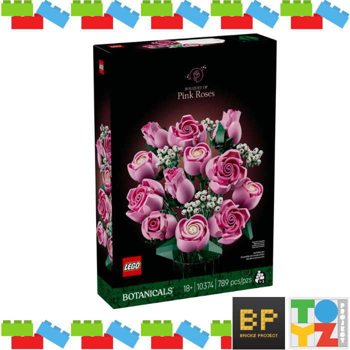 Lego 10374 Botanicals - Bouquet of Pink Roses
