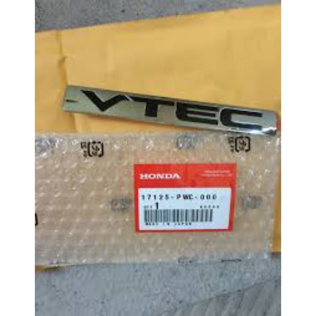 Trend Aksesoris~ BEST Emblem Logo Tulisan VTEC IDSI Engine Cover Tutup Atas Mesin Honda Jazz GD3 Cit