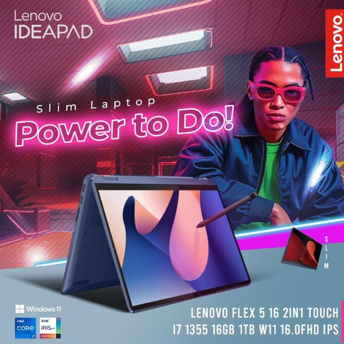 LENOVO FLEX 5 16 2IN1 TOUCH I7 1355 16GB 1TB W11 16.0FHD IPS