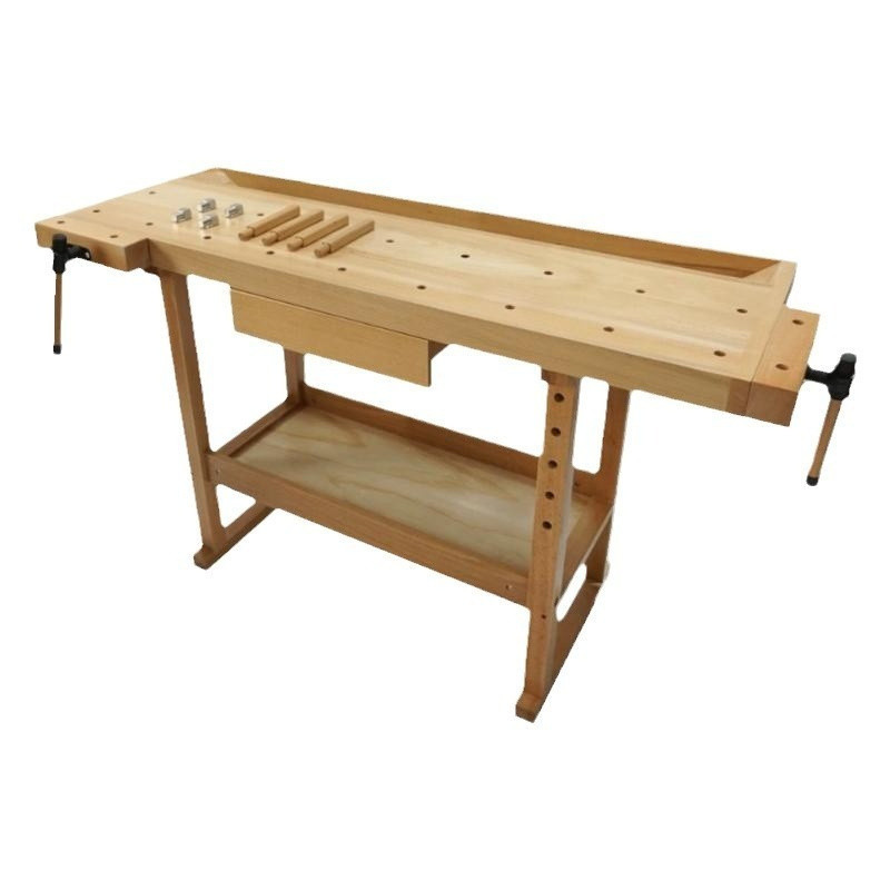 Beech Wood Workstation Woodworking Table Student Woodworking Workstation Diy Manual Woodworking Soli