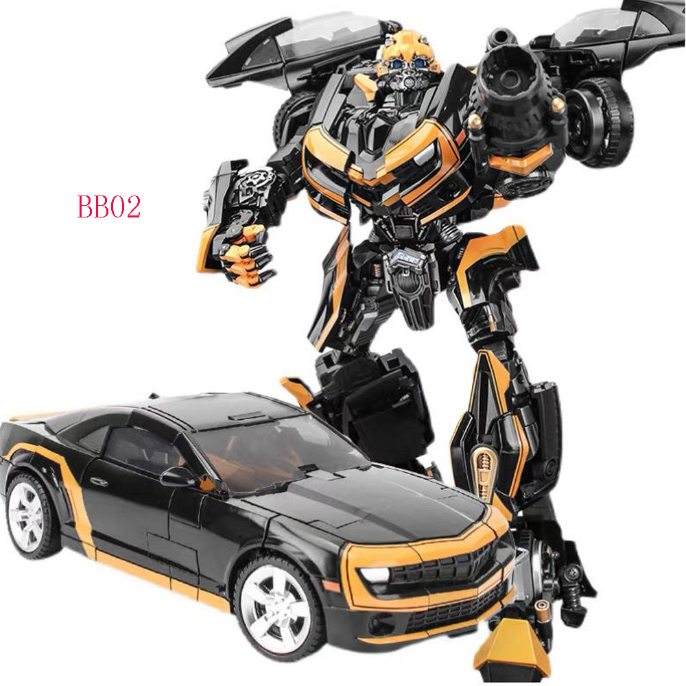 Deformation Action Figure Toys Black Bumblebe BB02 Transformation Robot Hornet Warrior BB01 Model MP