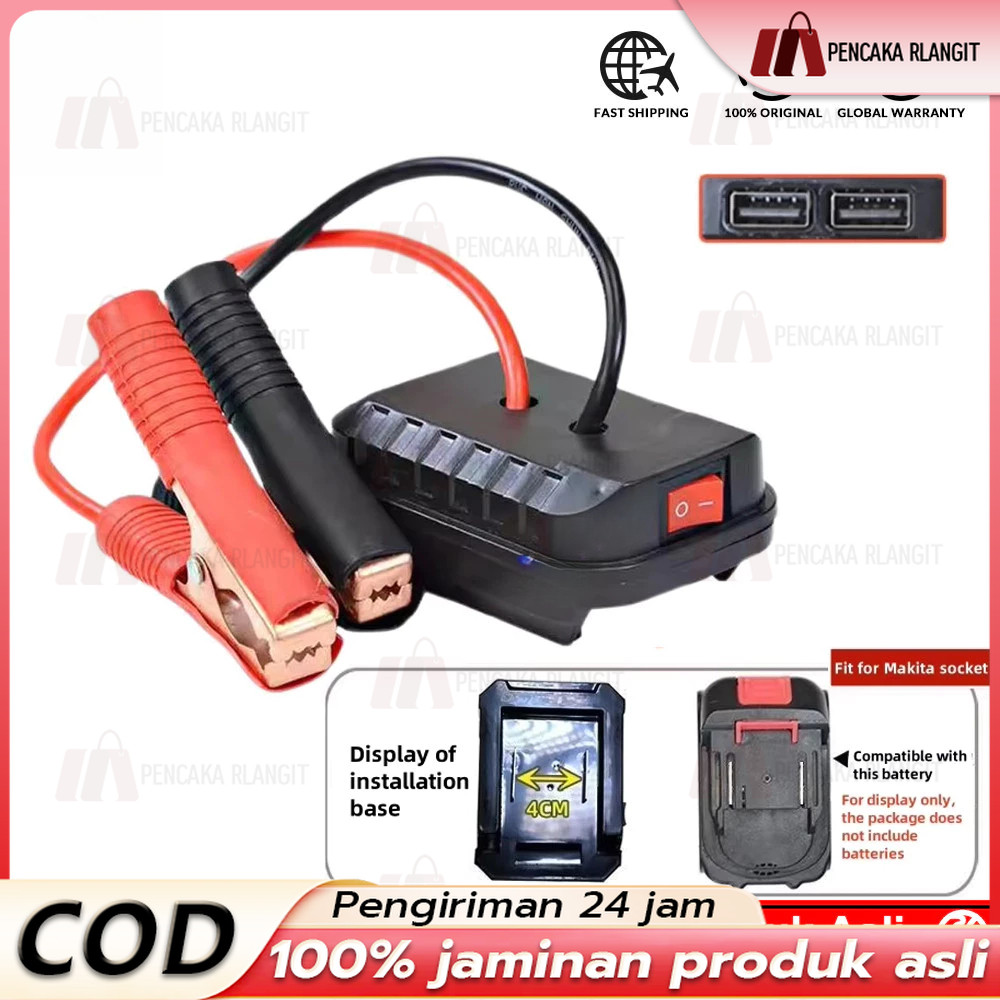 Starter jumper mobil portabel Starter jumper aki mobil Kotak jumper portabel baterai lithium Paket b
