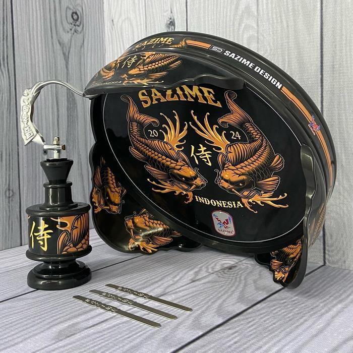 [ b2pjeefkcw ] || ALBUM DESAIN 2 HITAM - TEBOK SAZIME DECAL LOVEBIRD / KONIN DIM 33 CM - DRAGON AROW