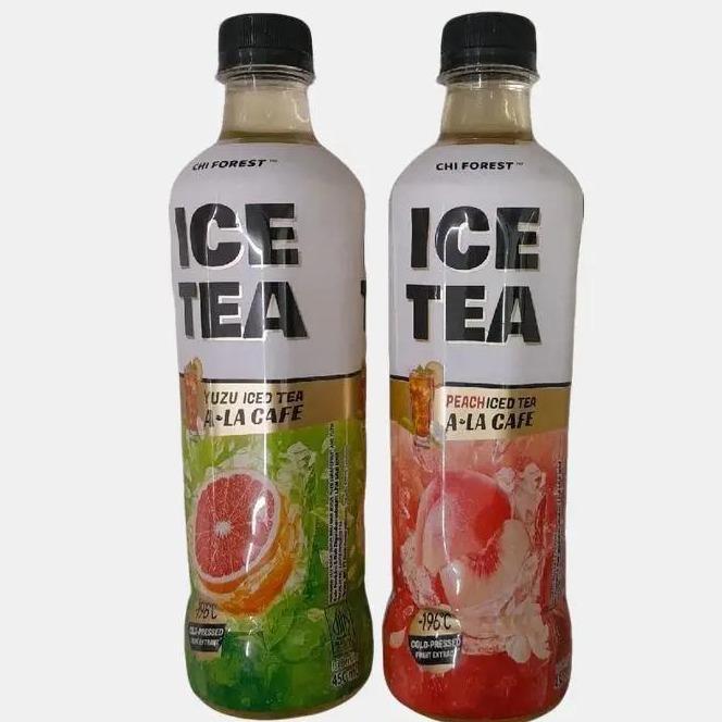 Chi Forest Ice Tea Minuman Teh Rasa Yuzu / Peach 450ml