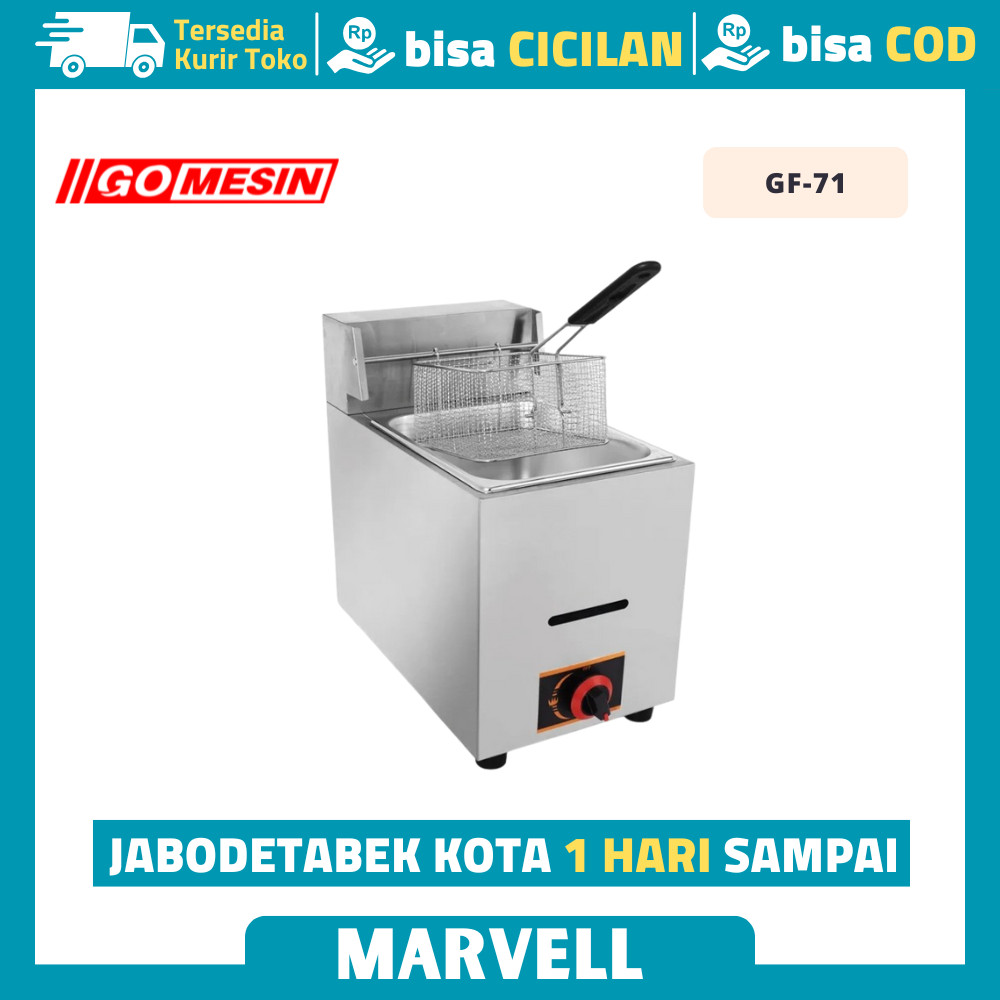 Deep Fryer Gas Gomesin GF-71 Gas Deep Fryer 1 Tangki